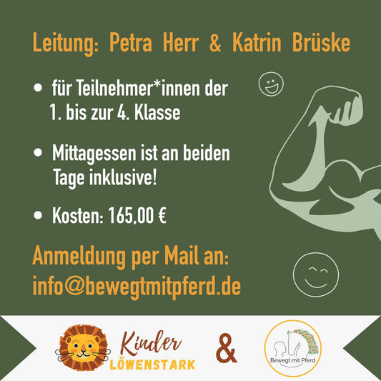 Kinder mit Pferdestärken stärken- Intensivtage